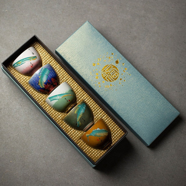 Tasses à Thé Japonaises - Set de 5