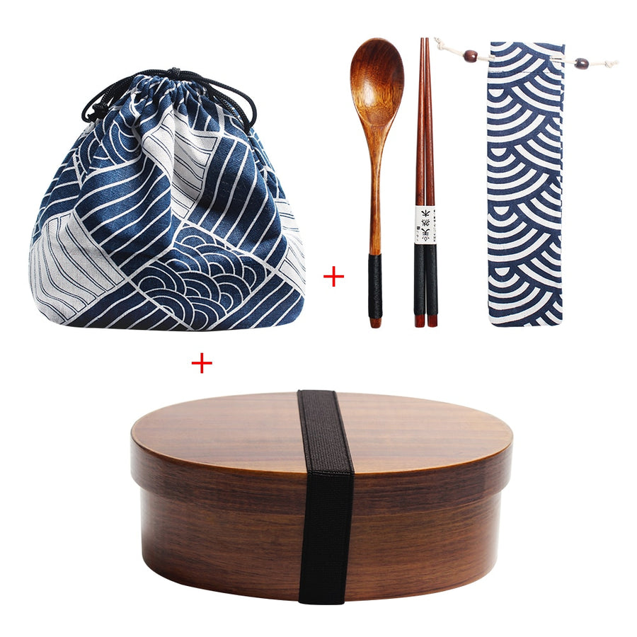 Bento Traditionnel Japonais en Bambou