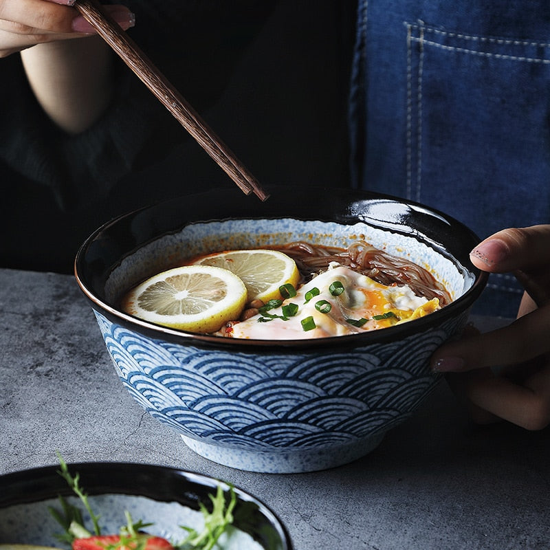 Bol à Ramen Japonais en Céramique Kicchin