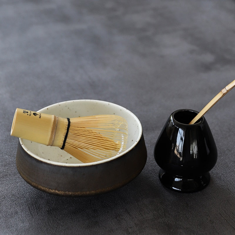 Set à Thé Matcha Japonais Bronze