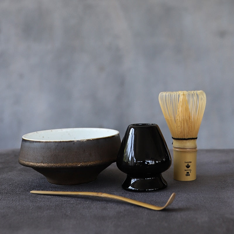 Set à Thé Matcha Japonais Bronze